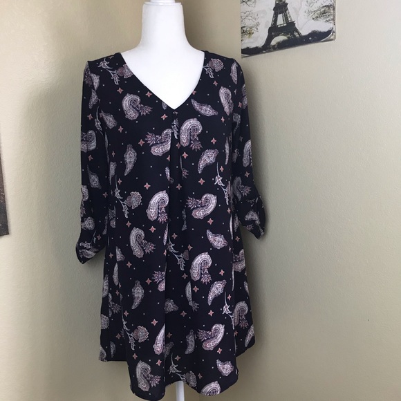 Lush Dresses & Skirts - Lush deep purple silky breezy swing dress XS